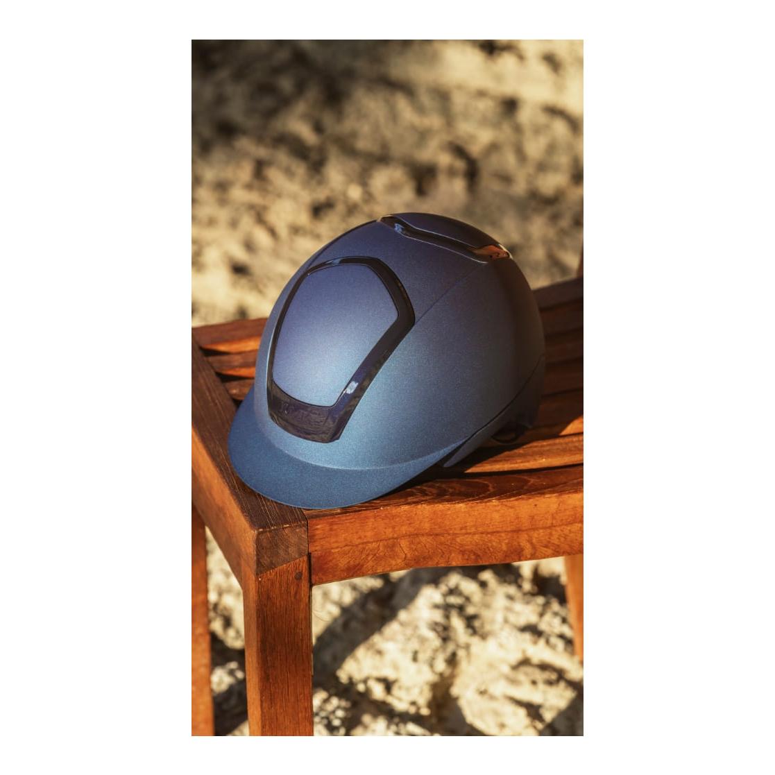 KASK Reithelm Nemesi Metal - schwarzer Kinnriemen
