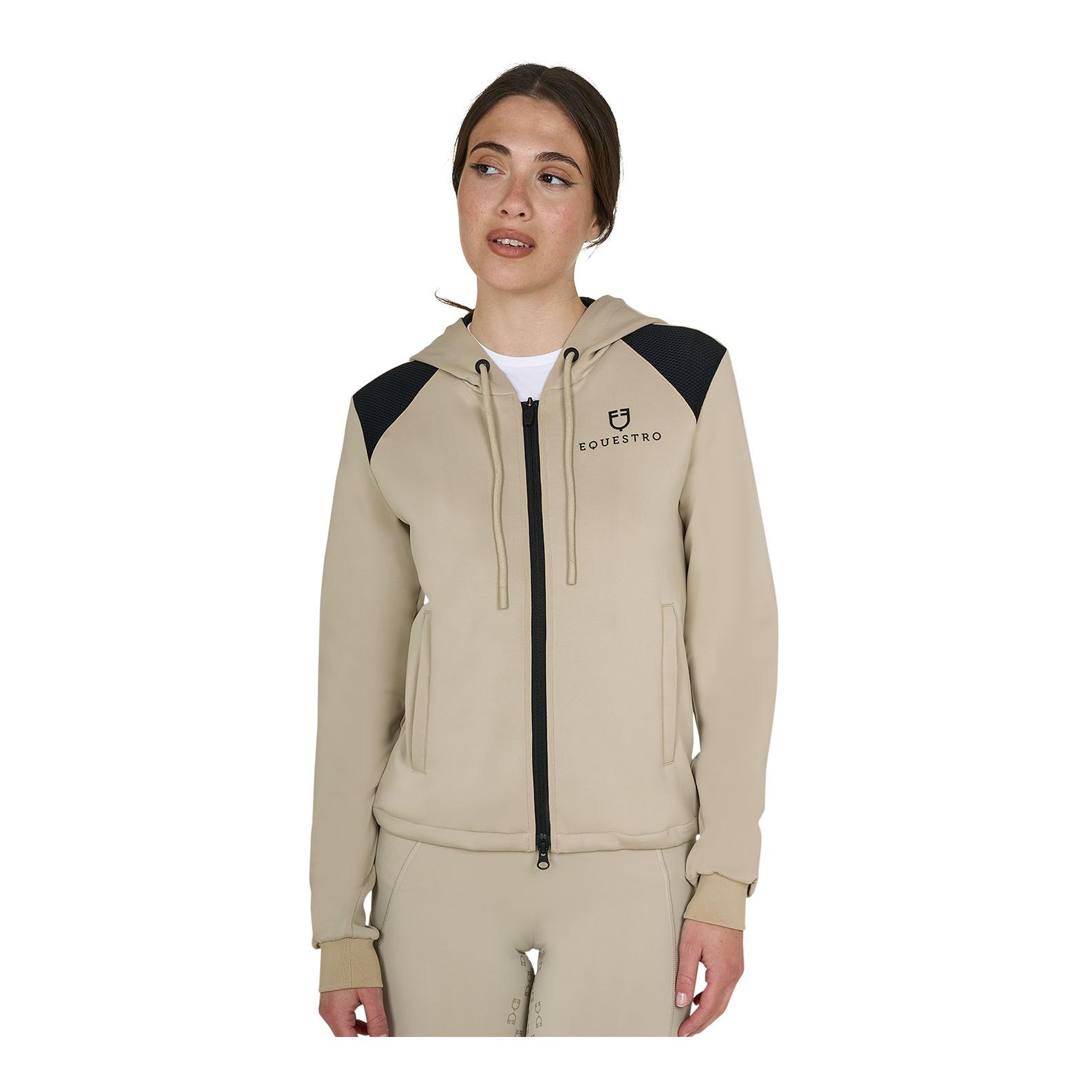 Equestro Hoodie cropped Damen