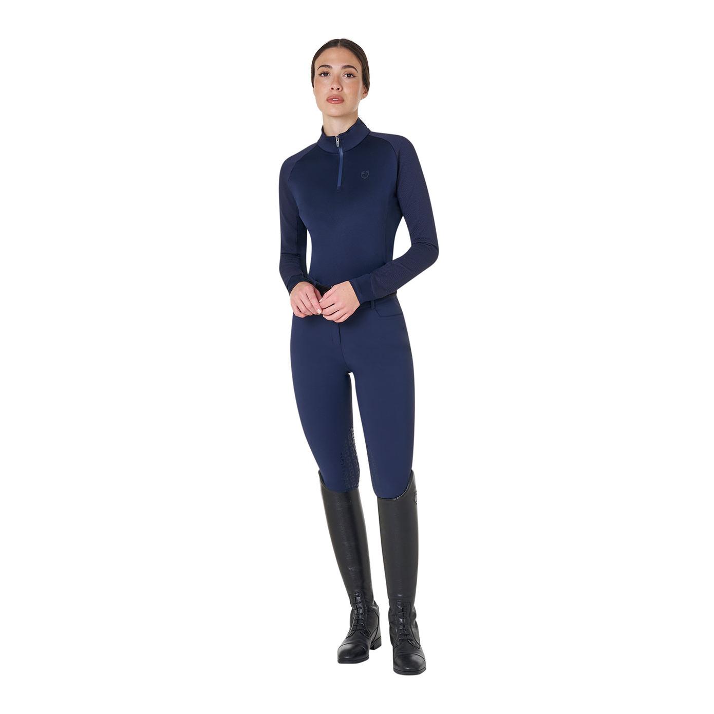 Equestro T-shirt manches longues slim femme