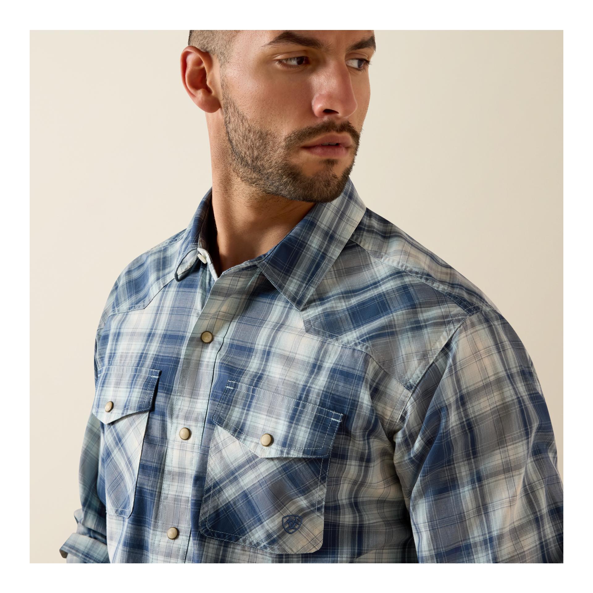 Ariat Shirt Retro Heathcliff Snap