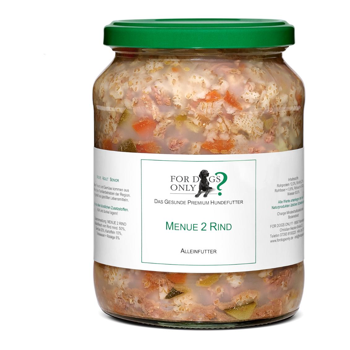 For Dogs Only? Alimentation premium pour chiens Menue Bœuf