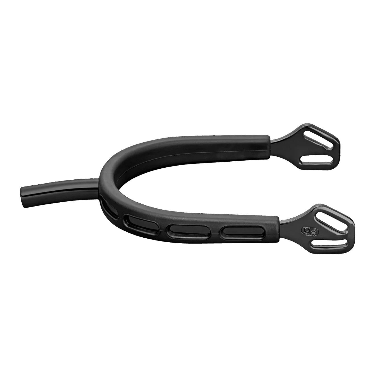 Sprenger Sporen ULTRA fit Extra Grip Sporen black Series, flaches Halsende 35 mm