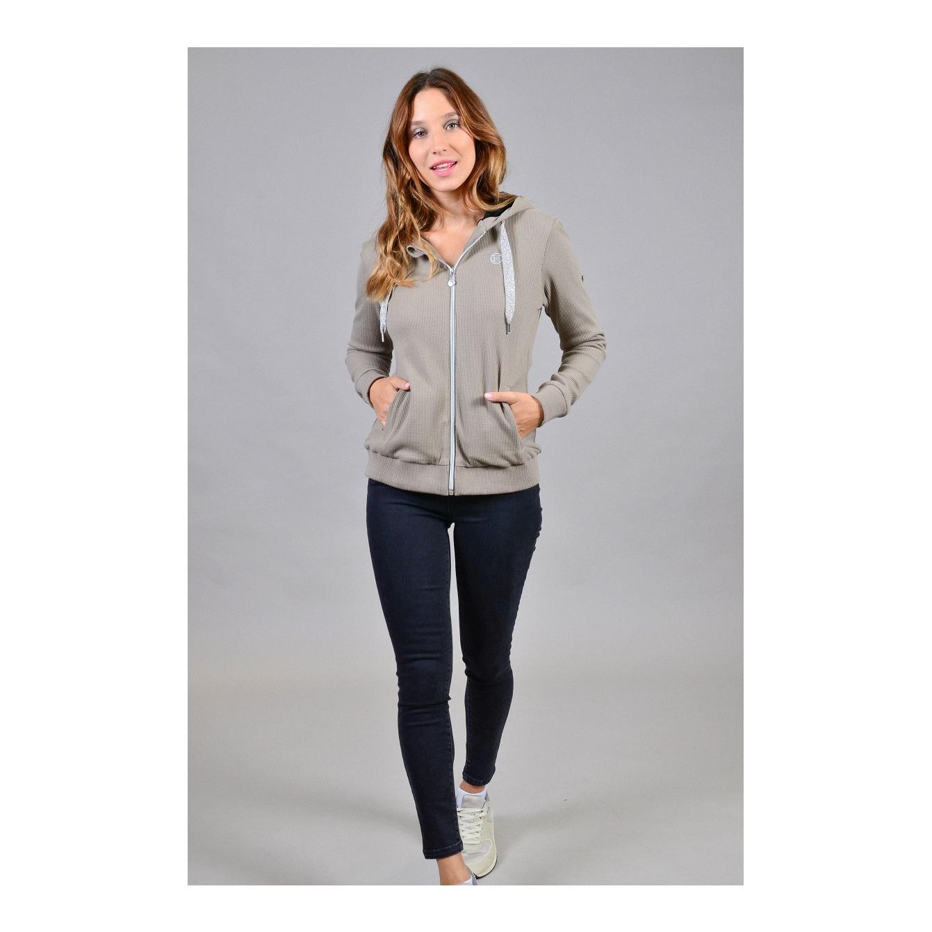 Sweat à capuche Swai Femme – taupe