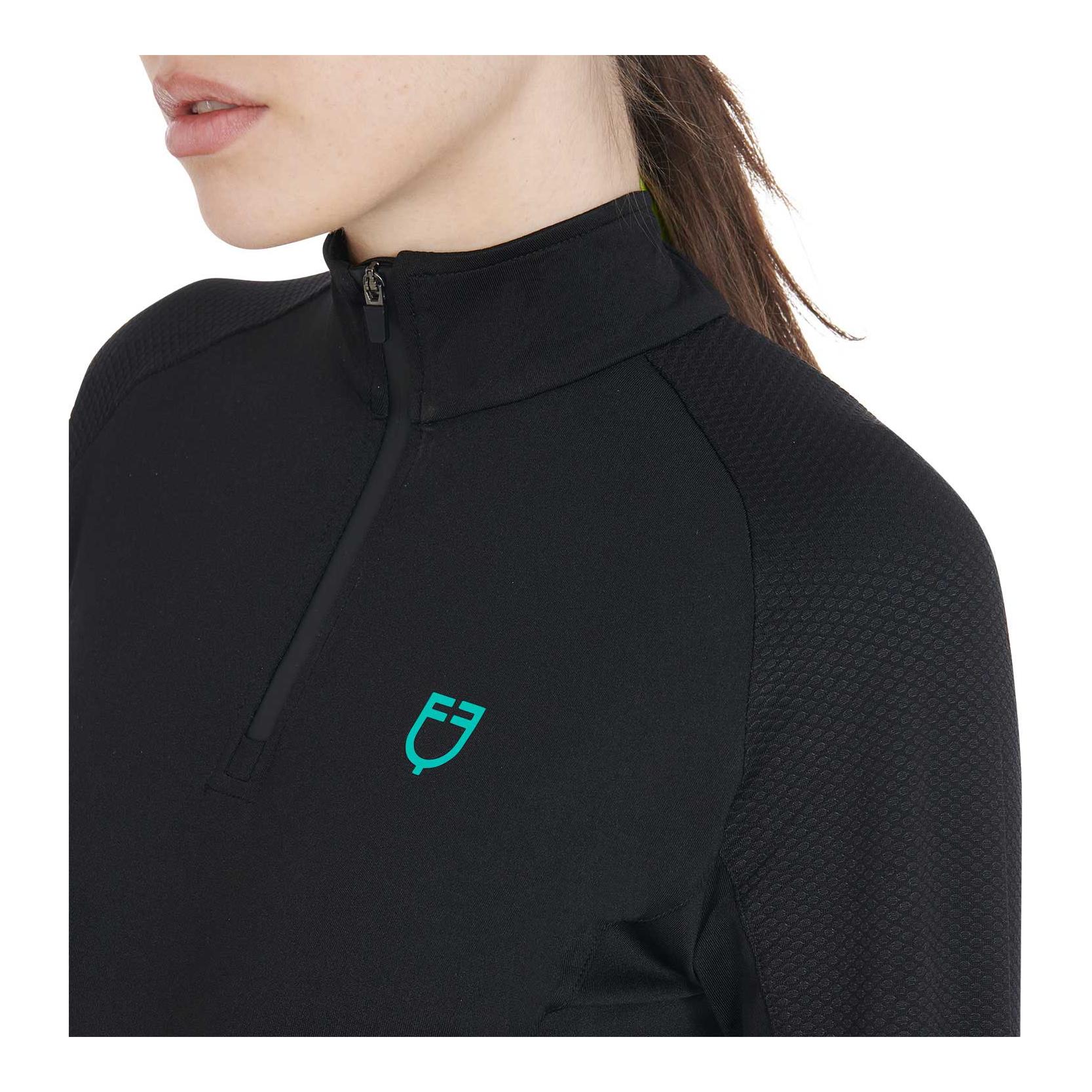 Equestro T-shirt manches longues slim femme