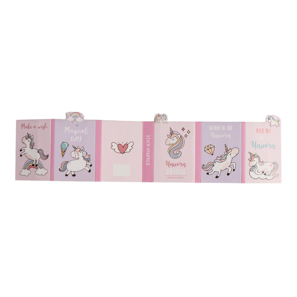 HKM Notes repositionnables Licorne