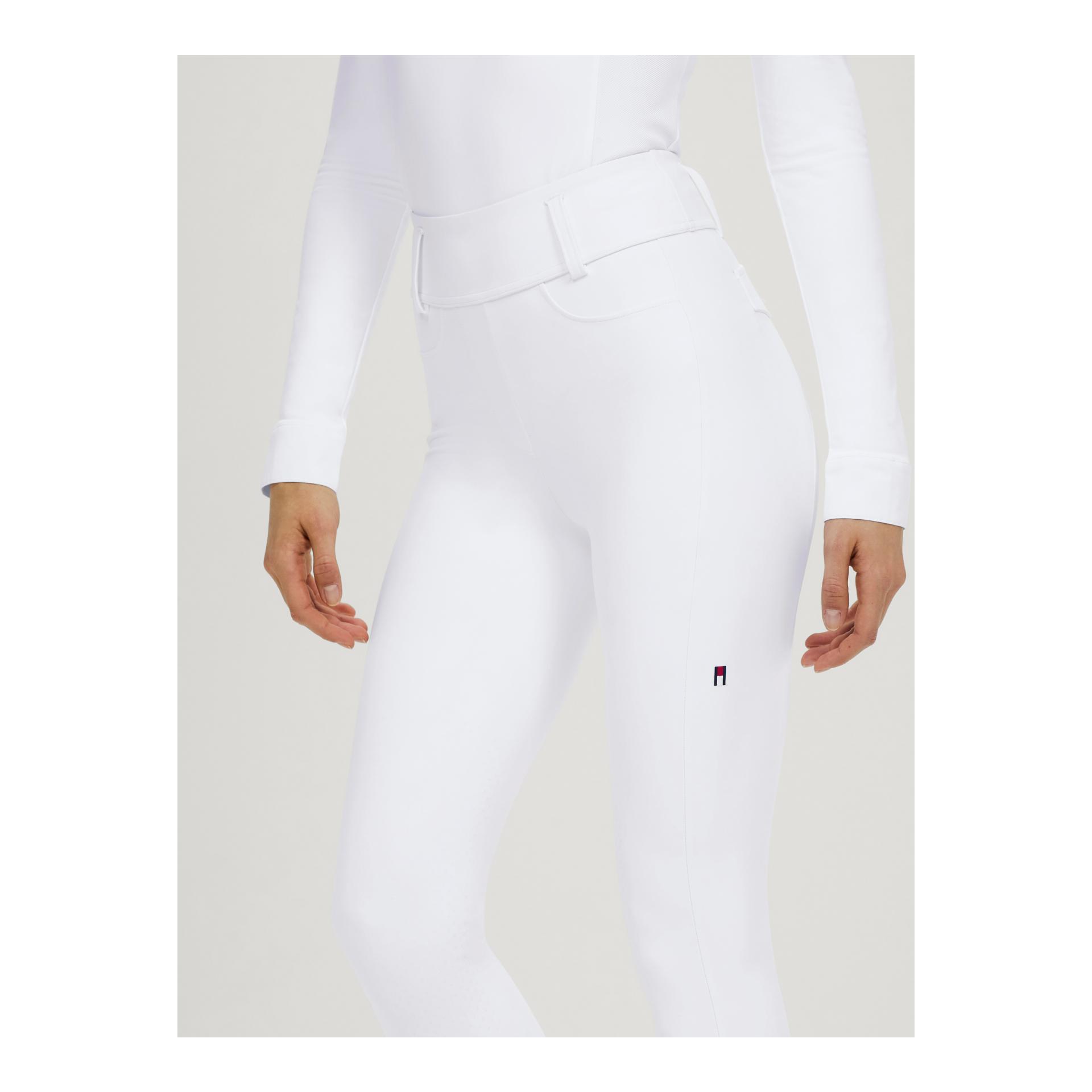 Tommy Hilfiger Equestrian Pantalon d'équitation Highland à coupe ajustée aux genoux pour femmes
