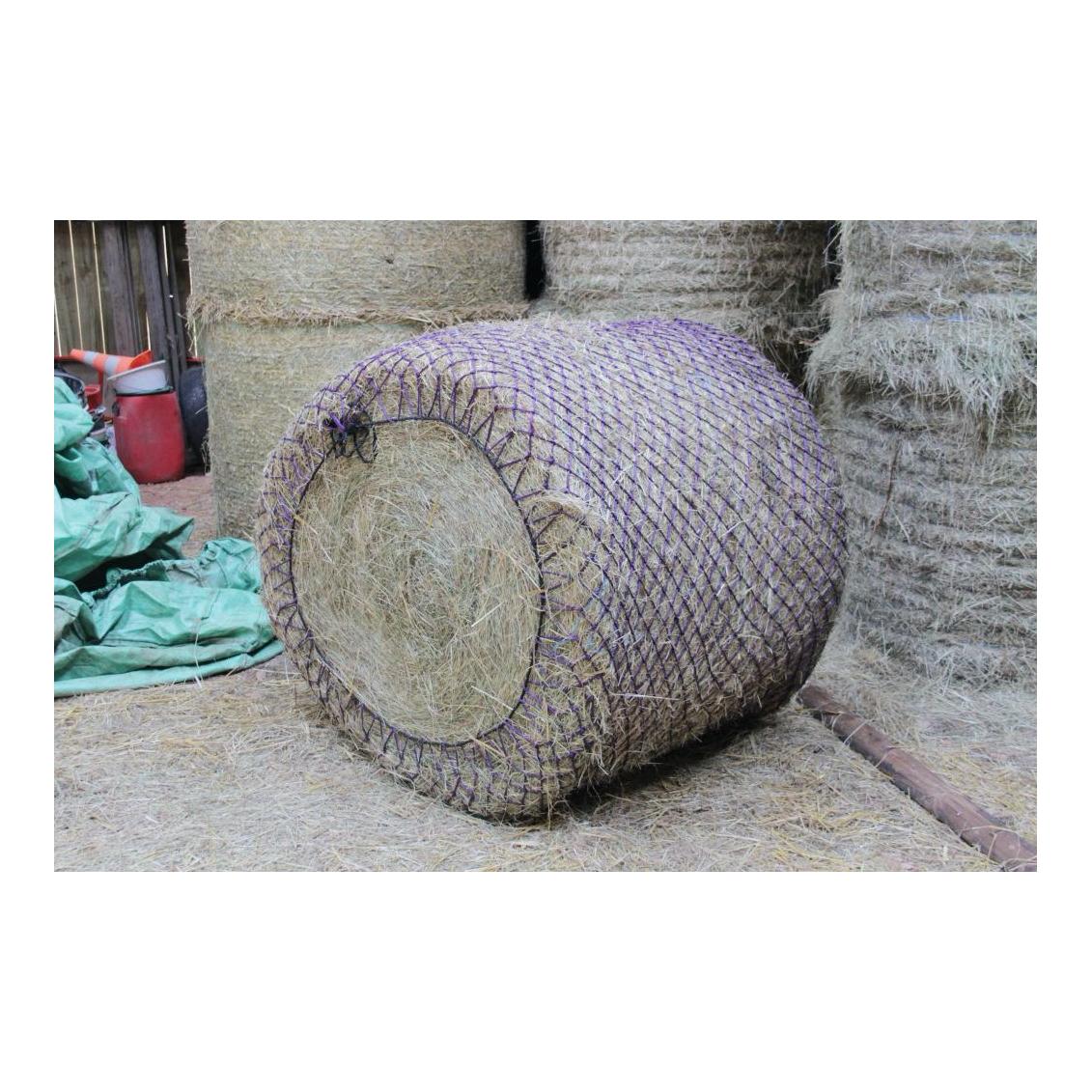 Equip Horse Filet à foin pour balles rondes - largeur de mailles 5 x 5 cm