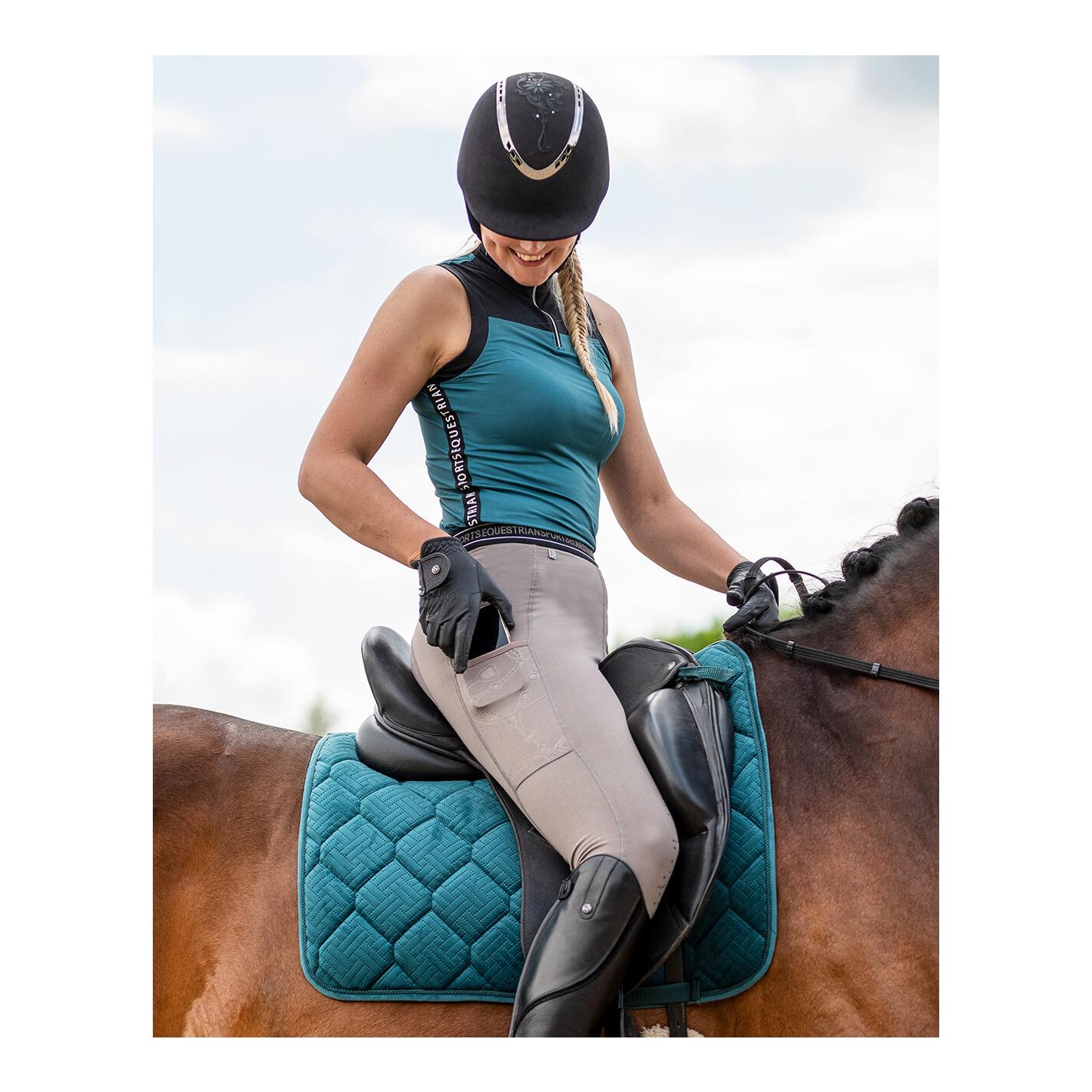 QHP Reitleggings Benthe Kniegrip Damen
