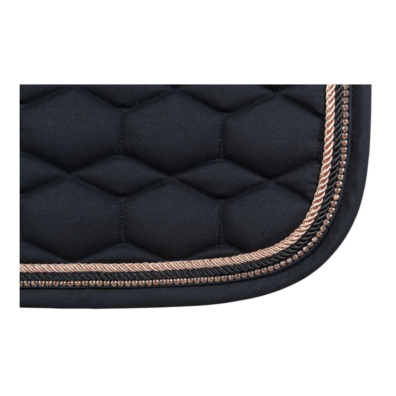 HKM Schabracke Glamour Style - schwarz/roségold