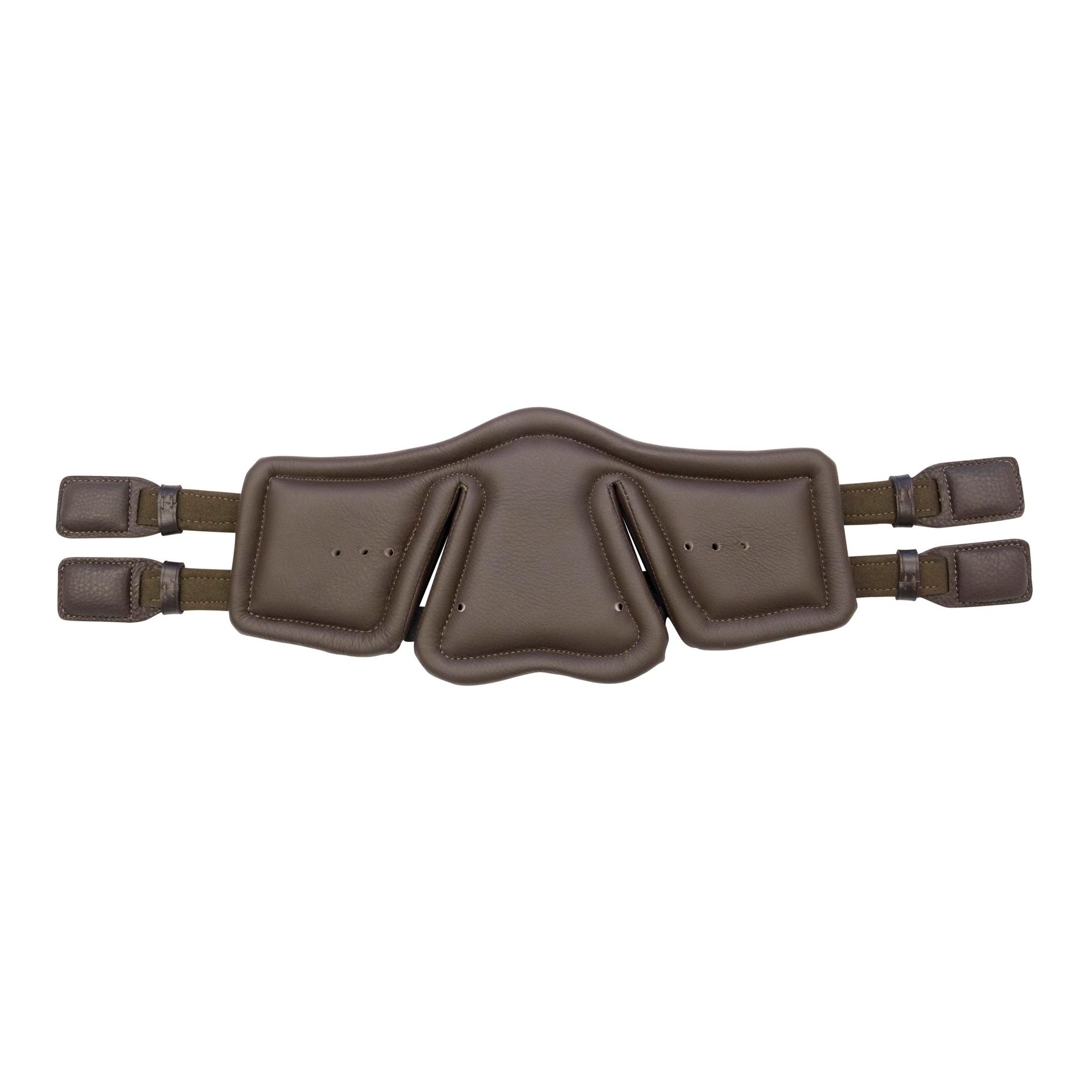 Stübben Ledergurt Equi-Soft inkl. Polster - ebony