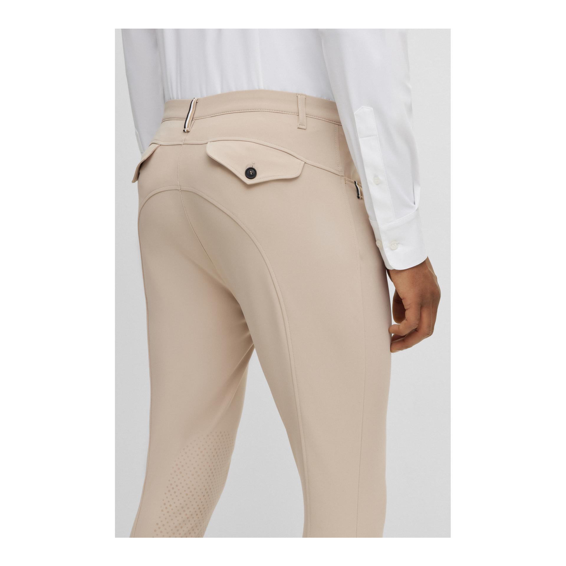 BOSS Equestrian Pantalon d'équitation James pièces de genoux pour hommes