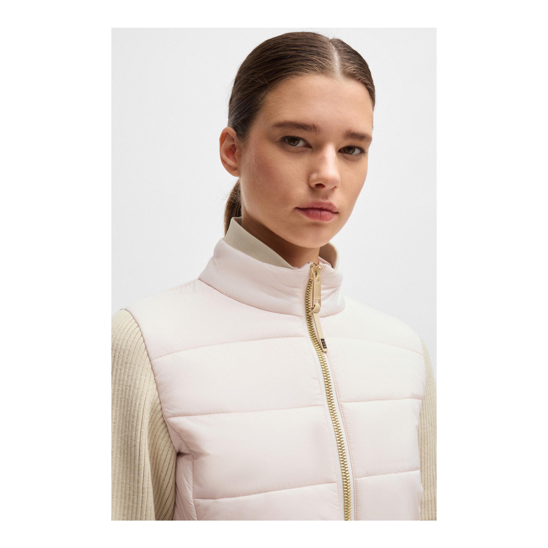 BOSS Equestrian Puffer-Strickjacke Yara Damen