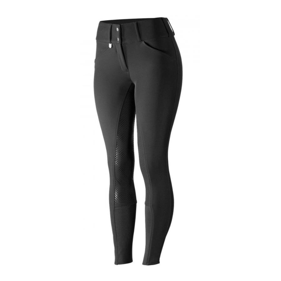 Horze Thermoreithose Silikon Vollbesatz Grand Prix Pro Damen - schwarz
