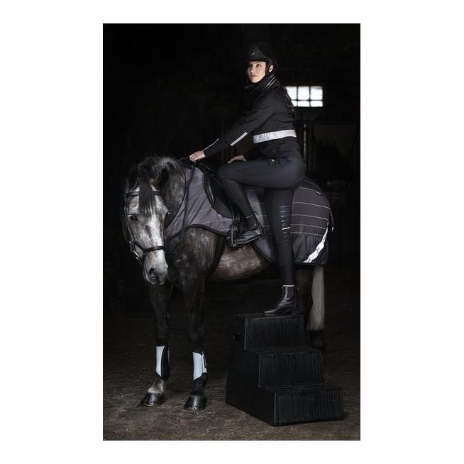 Horseware Ausreitdecke Amigo Reflectech Comp Sheet - grey/black