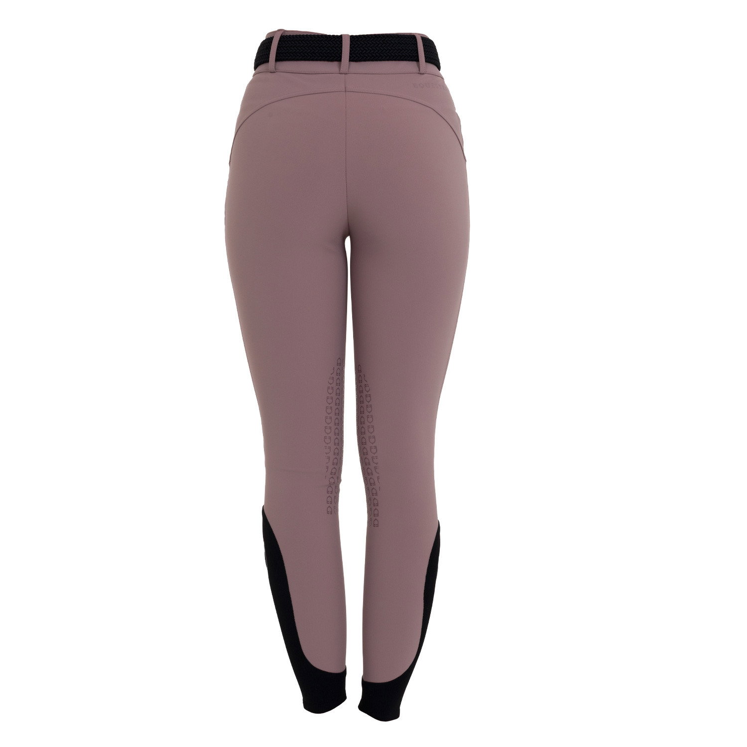 Equestro Pantalon d'équitation taille haute grip genoux femme