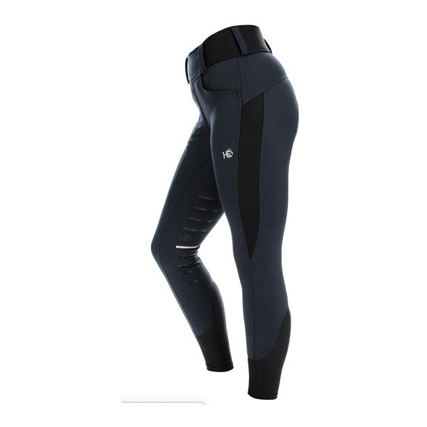 Legging d'équitation Hybrid Pull-Up pour femmes - bleu marine