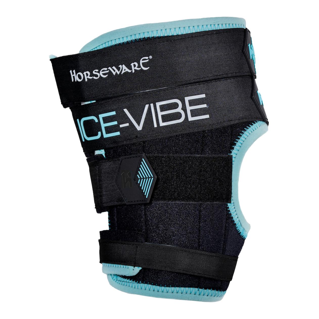 Horseware Ice-Vibe Hock Wrap Black/Aqua