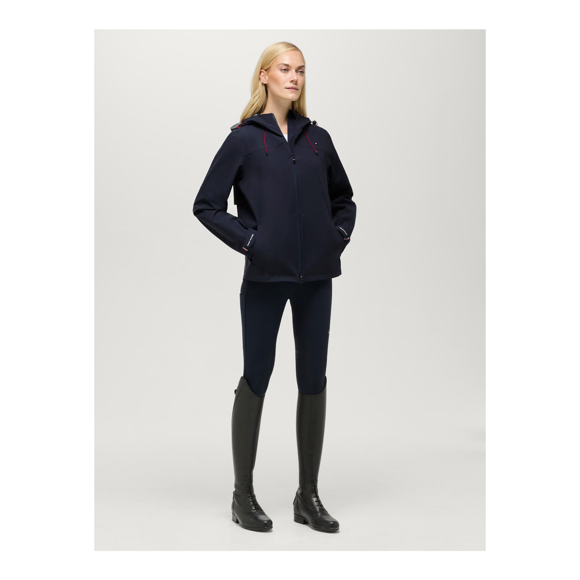 Tommy Hilfiger Equestrian Veste de pluie Upland compatible avec un airbag pour femme