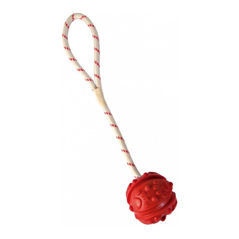 TRIXIE Balle flottante sur ruban 35 cm Caoutchouc naturel - assortiment