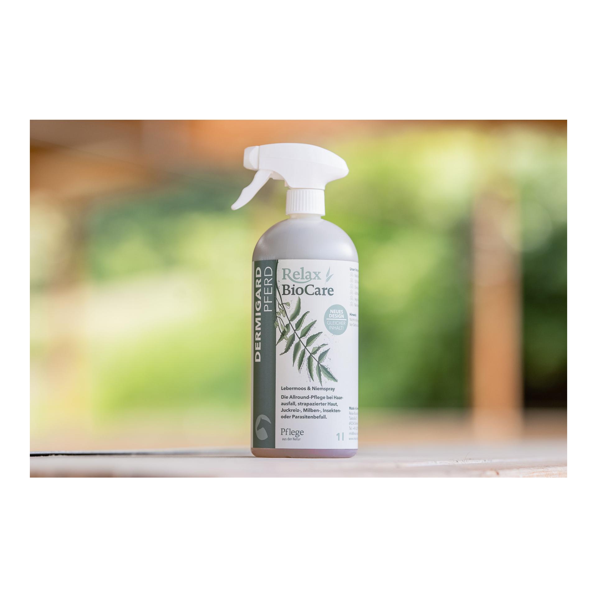 Relax Biocare Dermigard für Pferde Lebermoos & Niem