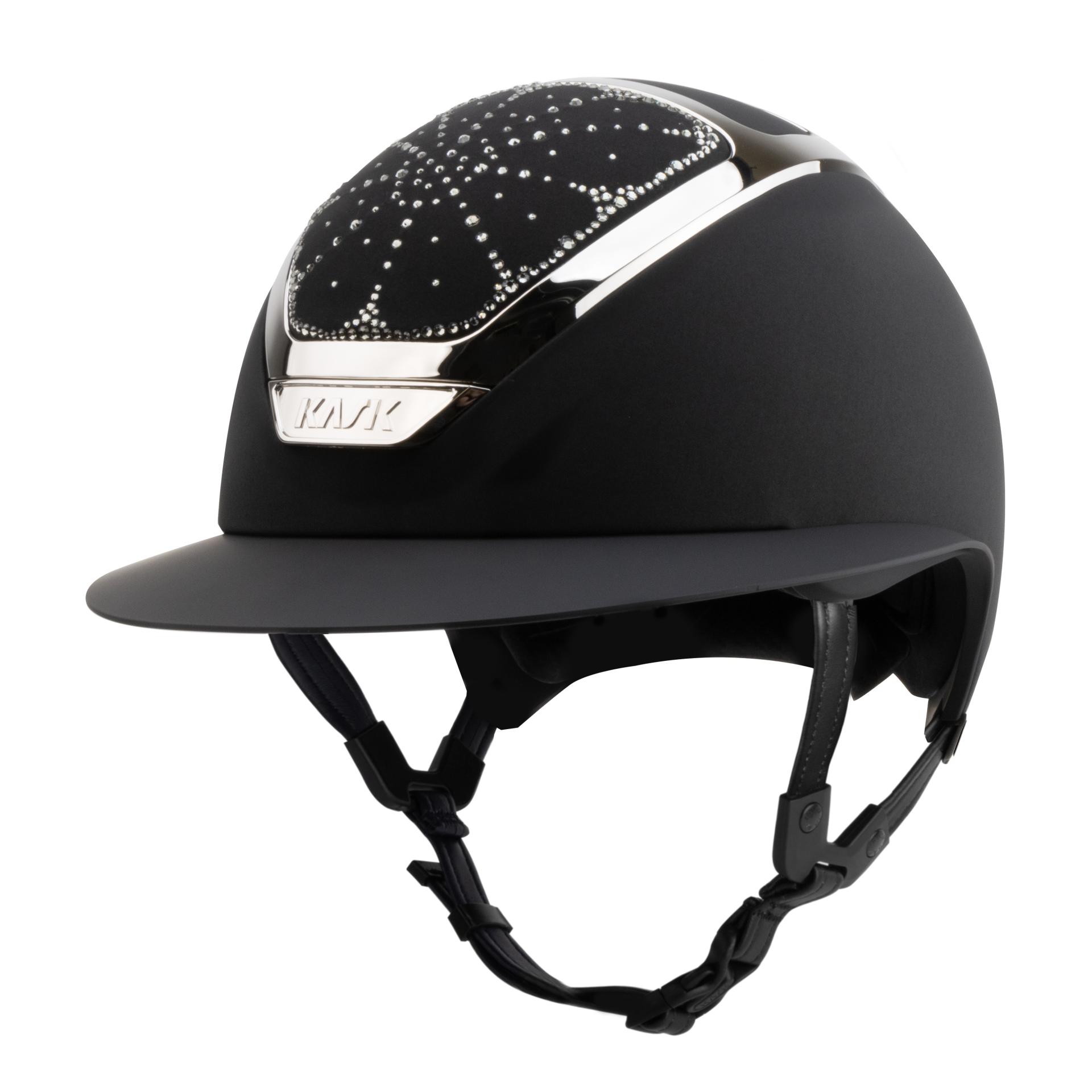 KASK Reithelm Star Lady Chrome Swarovski Riviera Diamond