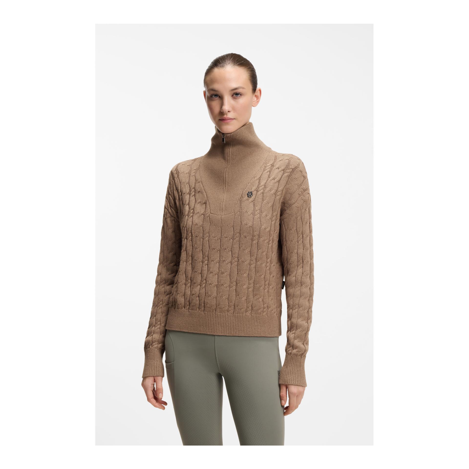BOSS Equestrian Ella Zopfstrick-Pullover Damen