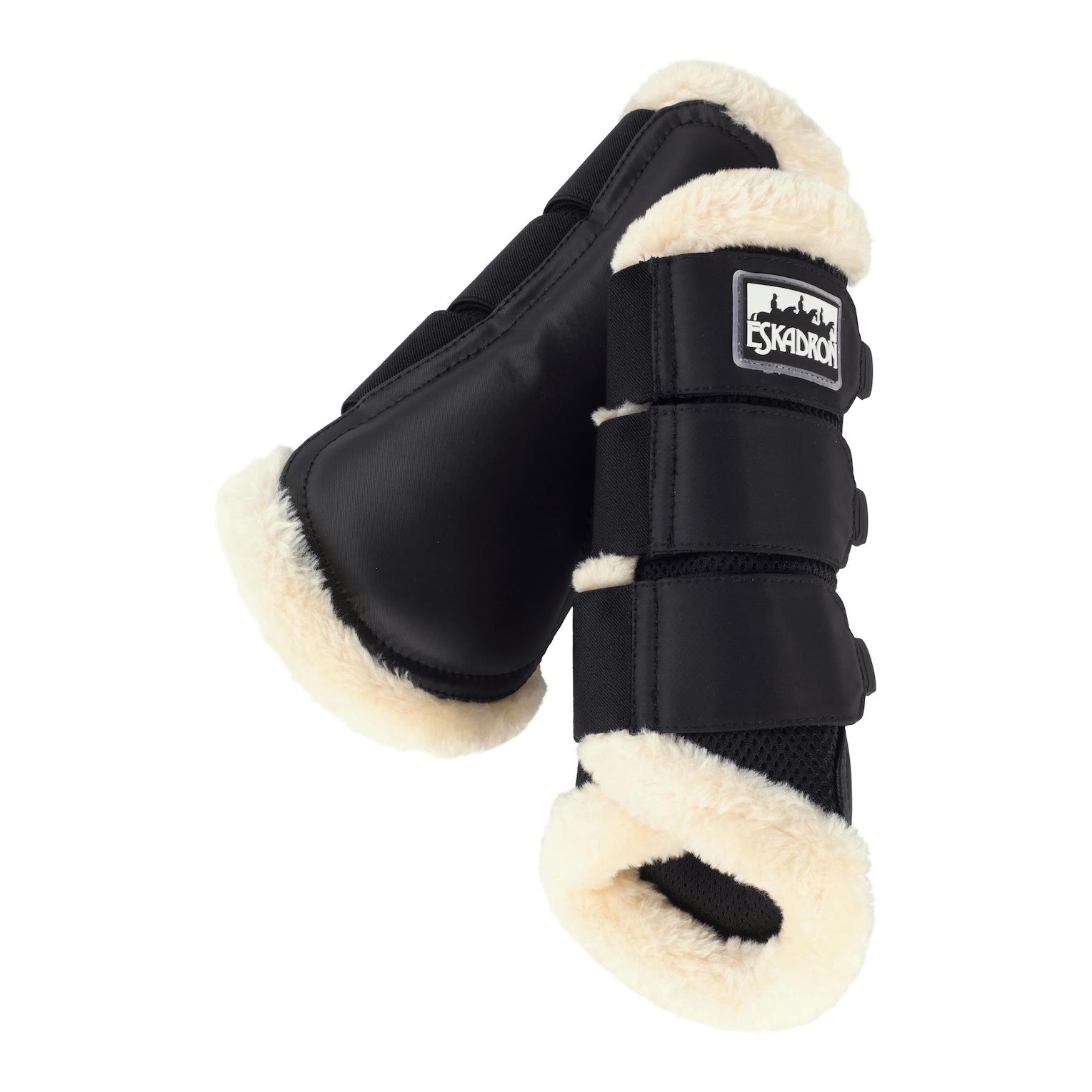 Eskadron Gamaschen Mesh FauxFur - schwarz