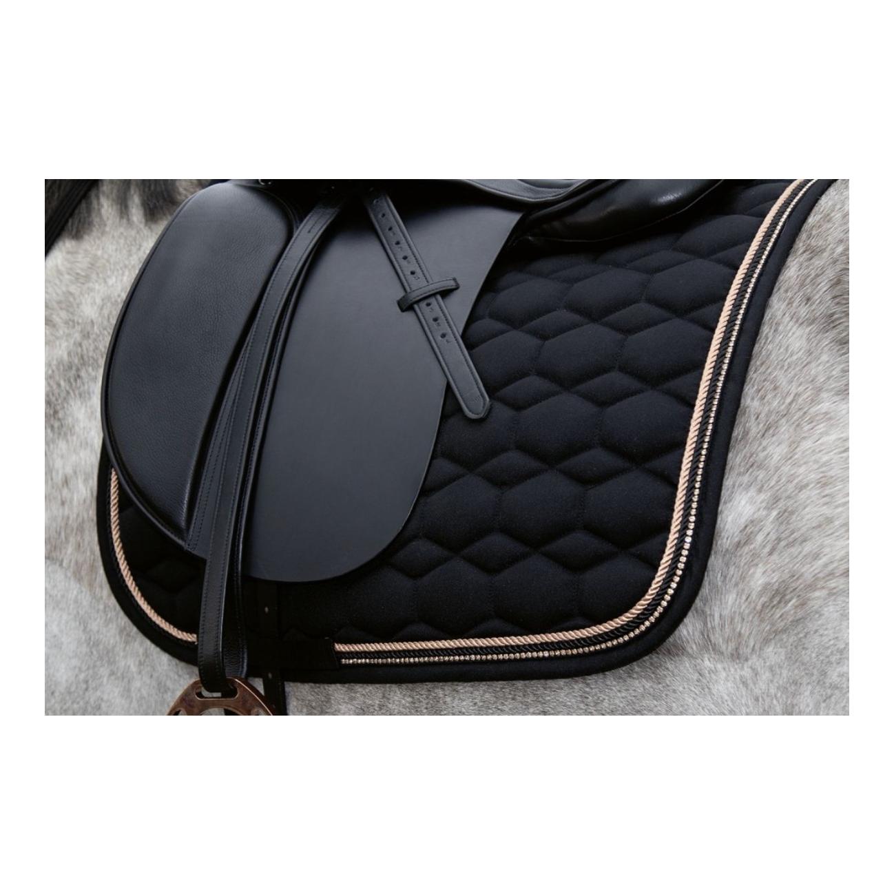HKM Schabracke Glamour Style - schwarz/roségold