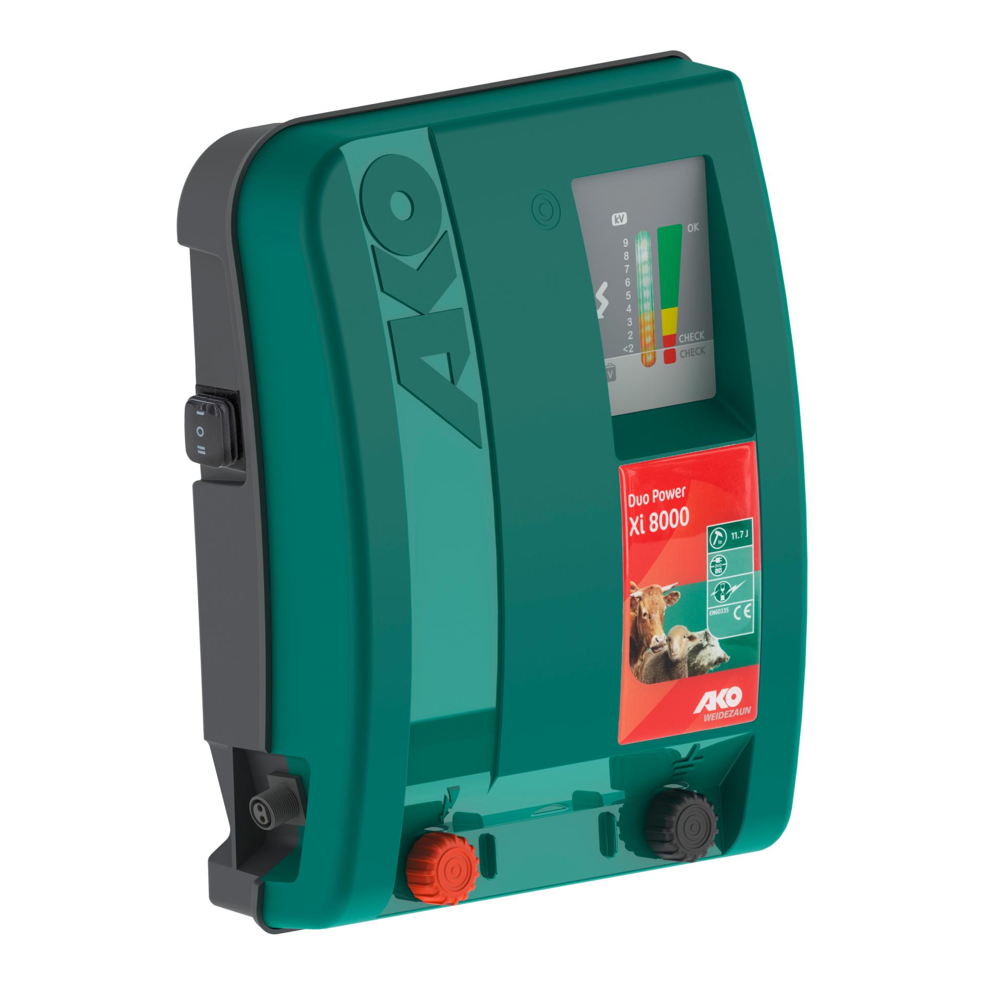 AKO Appareil de clôture électrique Duo Power Xi 8000