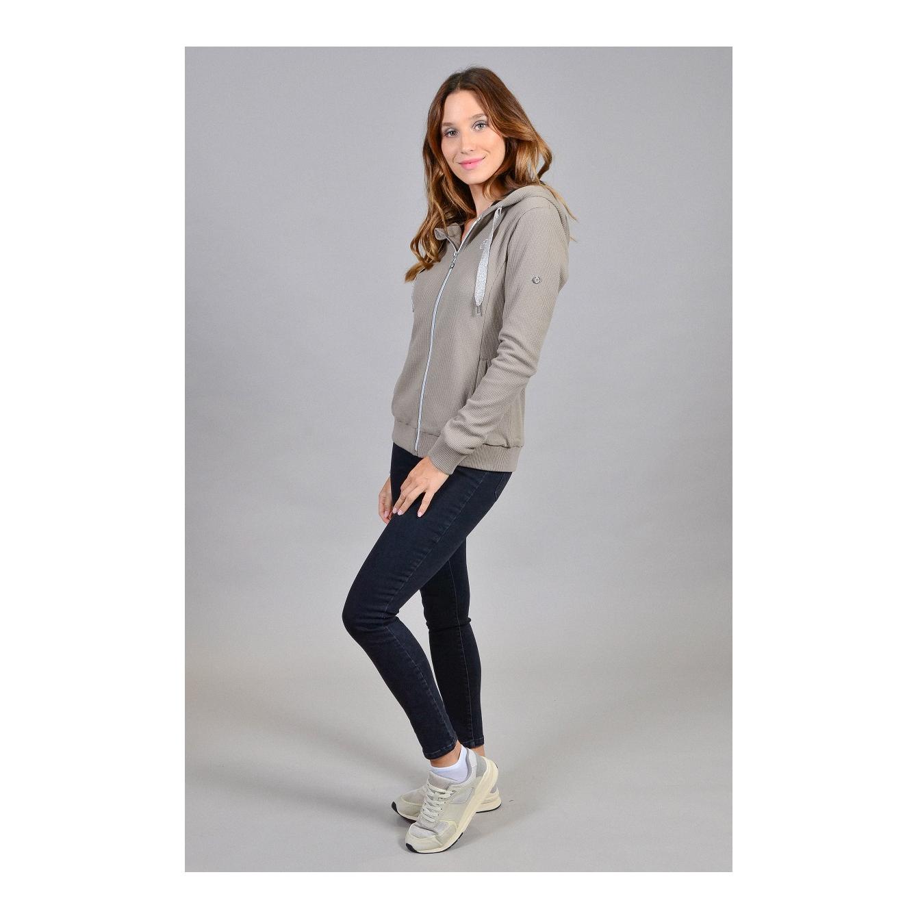 Sweat à capuche Swai Femme – taupe