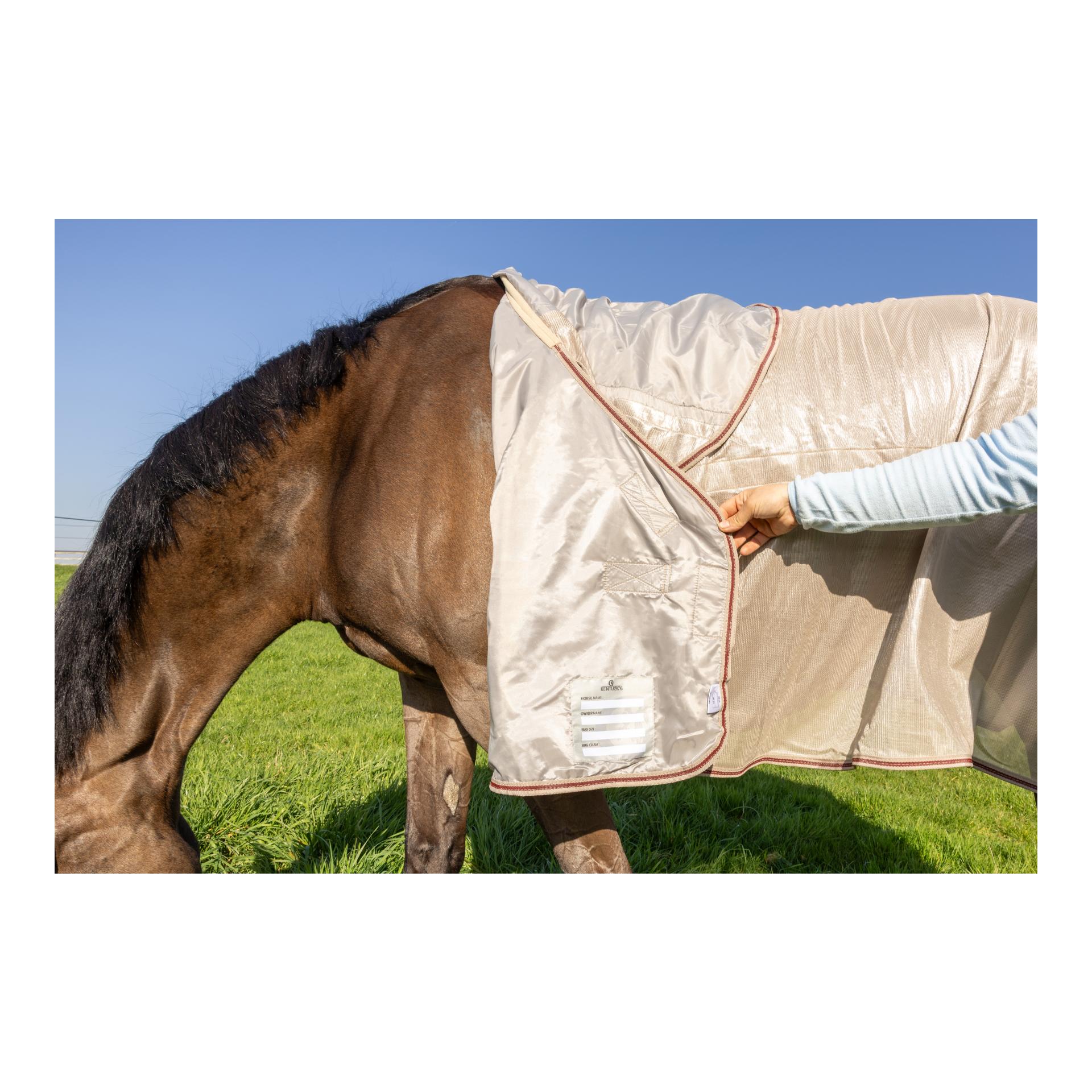 Kentucky Couverture anti-mouches Comfort Classic avec encolure et protection ventrale