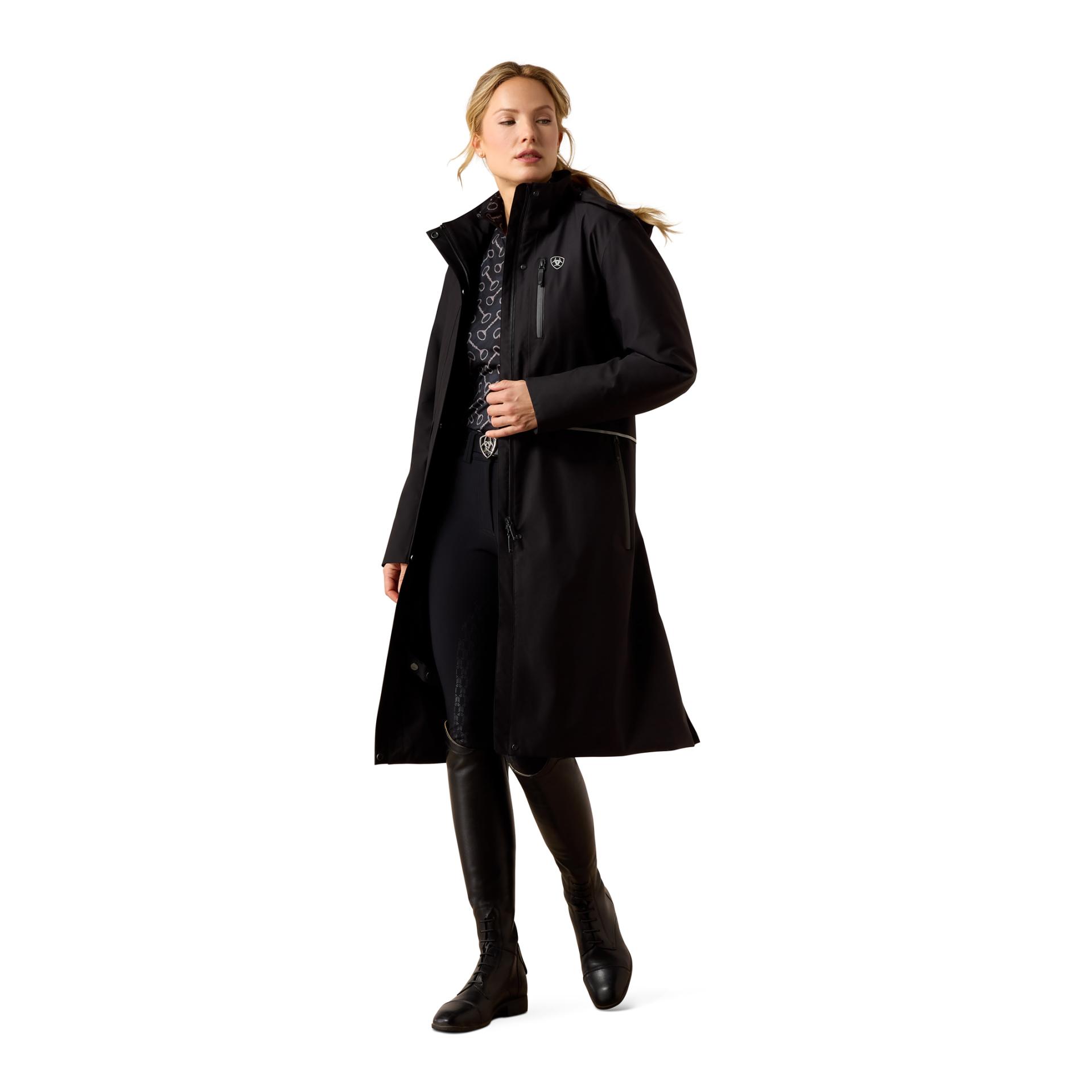 Ariat Manteau d'équitation imperméable femme Long Rider H2O