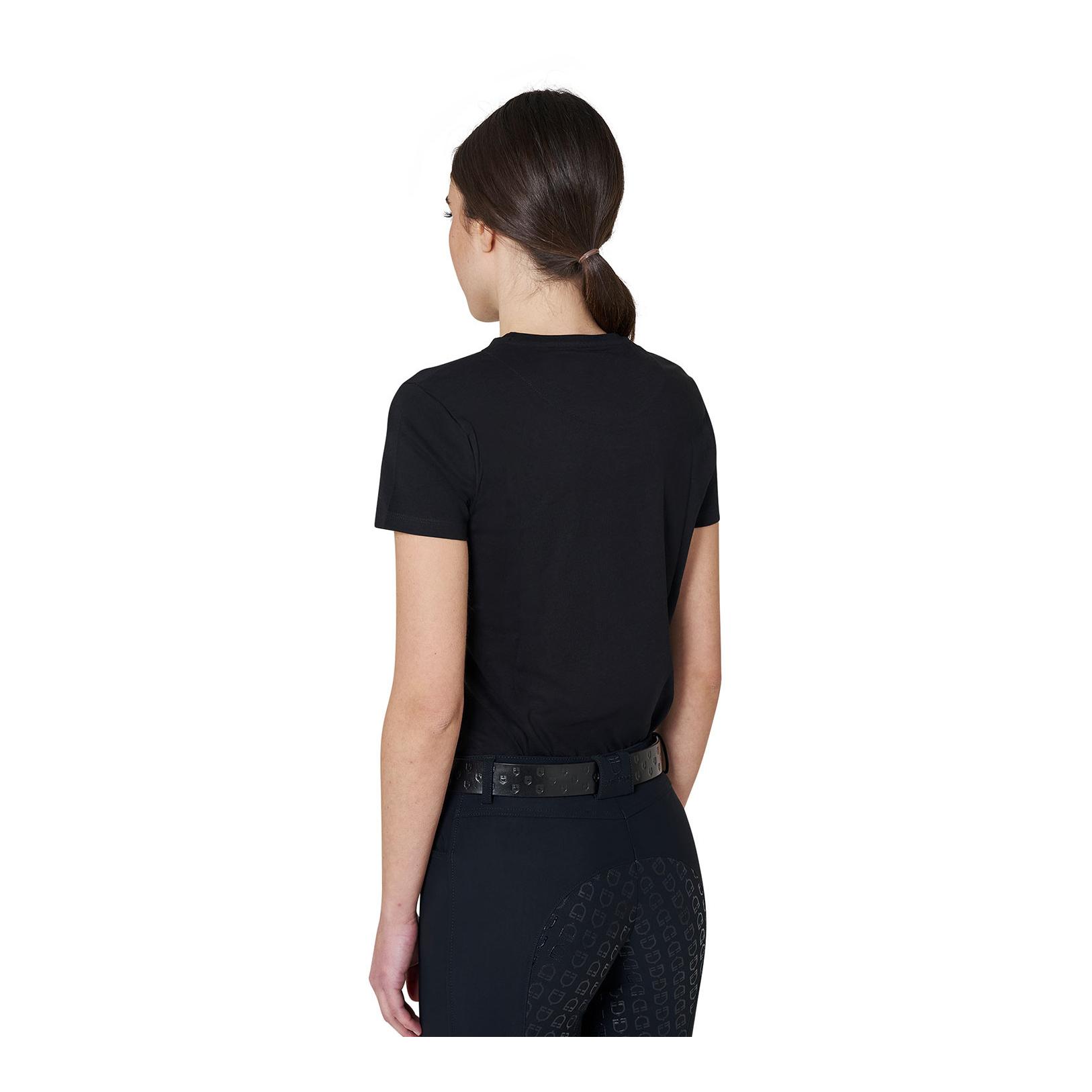 Equestro T-Shirt glossy Logo Damen