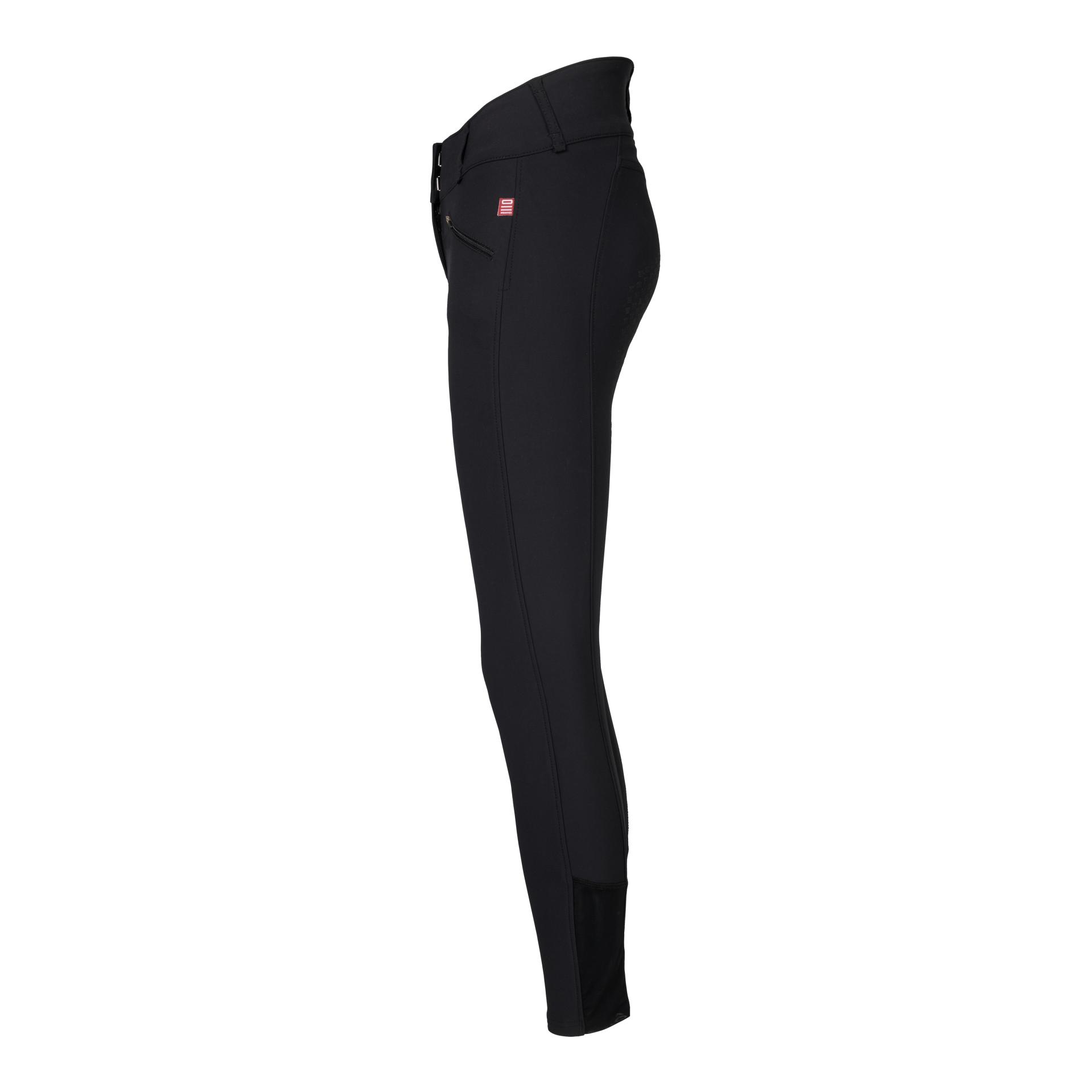 Back on Track Pantalon d'équitation Katie pour femmes à fond intégral - noir