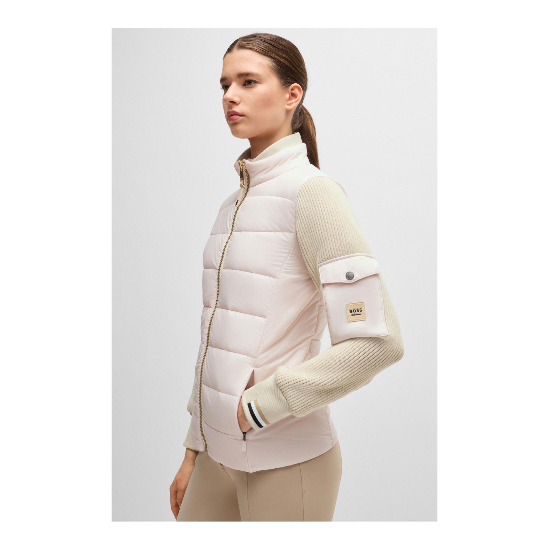 BOSS Equestrian Puffer-Strickjacke Yara Damen