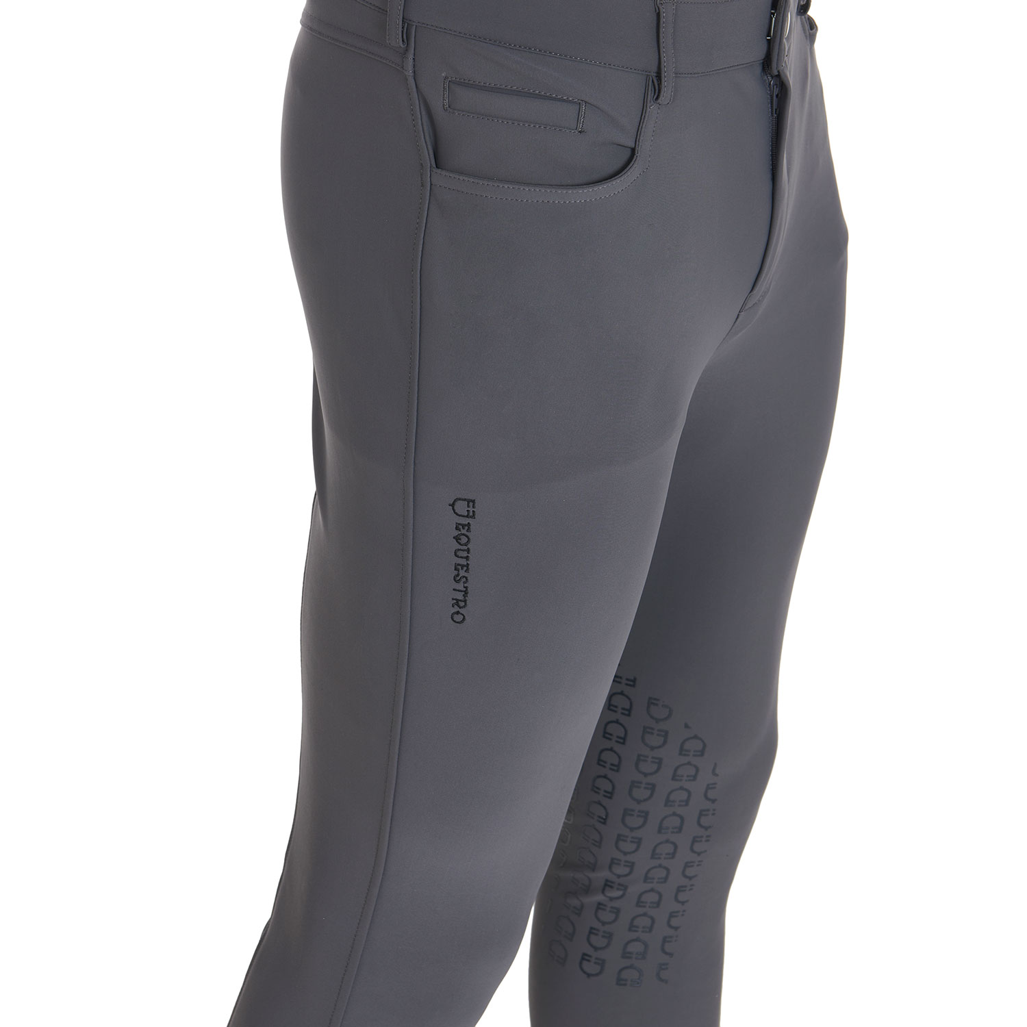 Equestro Reithose Caspar Kniebesatz Herren