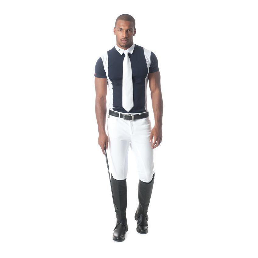 Pantalon d'Equitation à Fond Intégral Walnut X-Grip Hommes - blanc