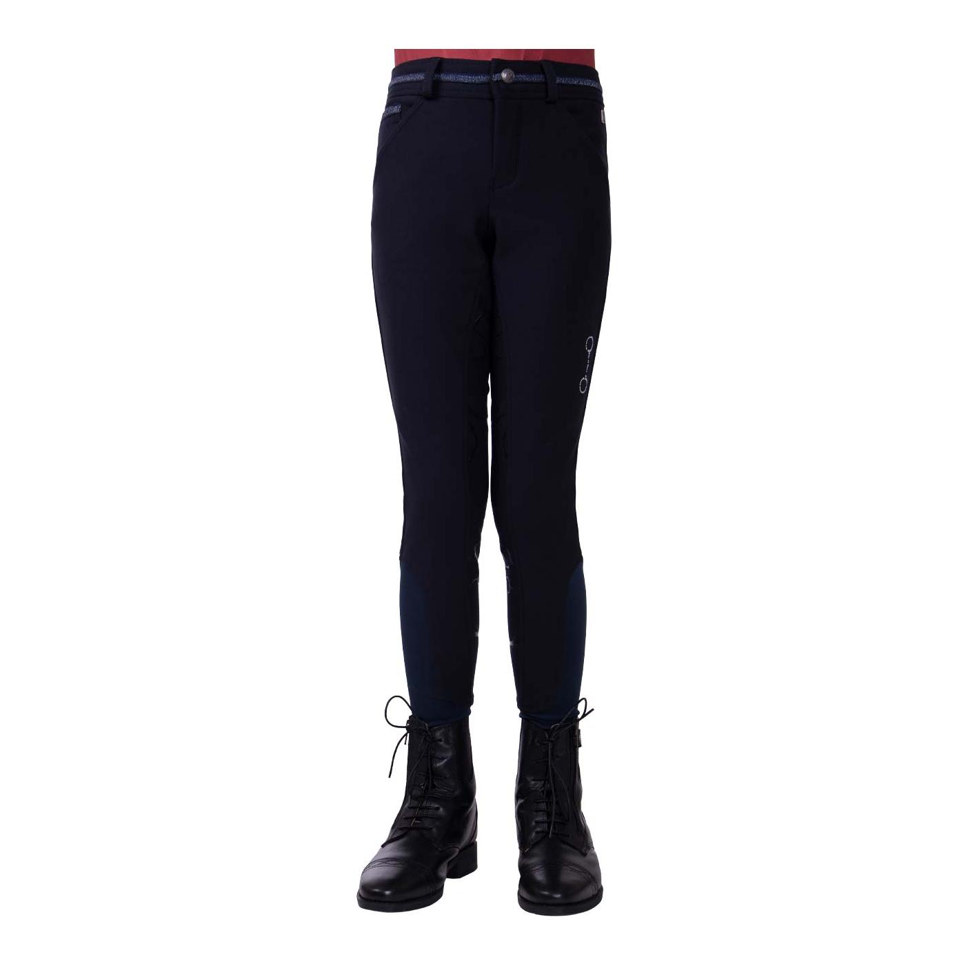 QHP Pantalon d'équitation Carrie Junior avec fond complet