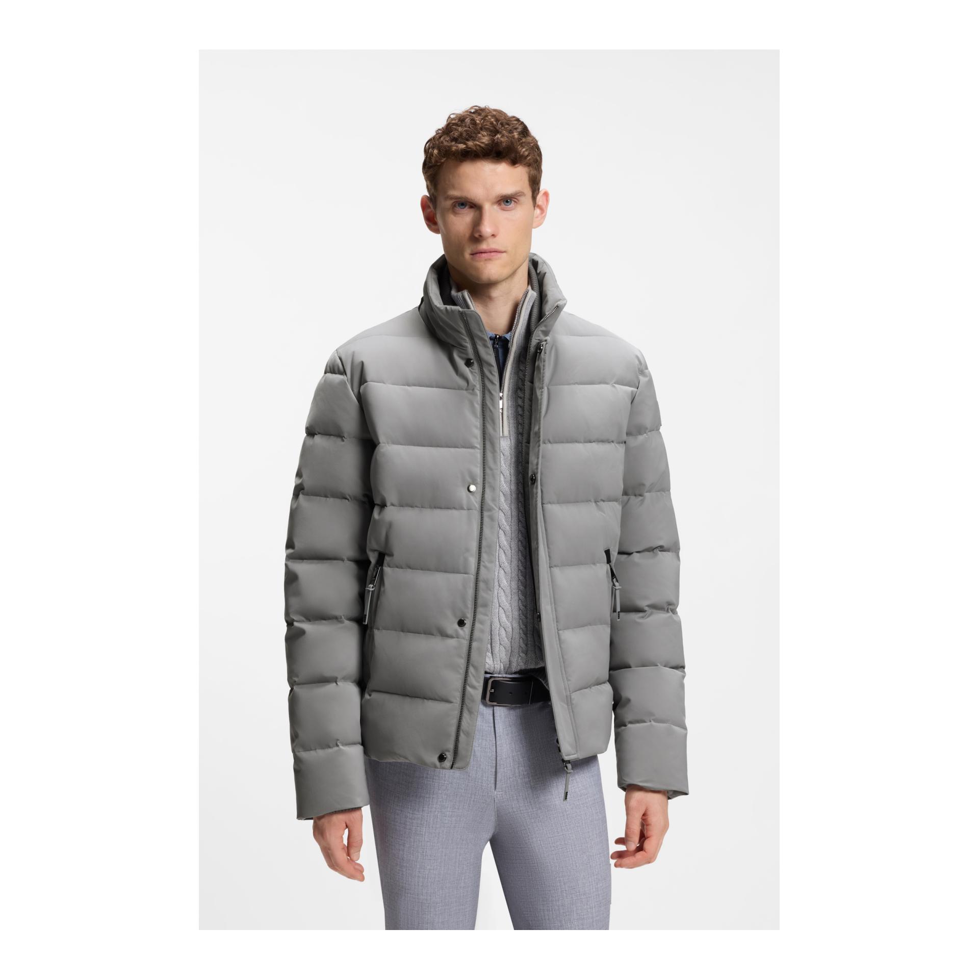 BOSS Equestrian Jamie Puffer Velvet Jacket Herren