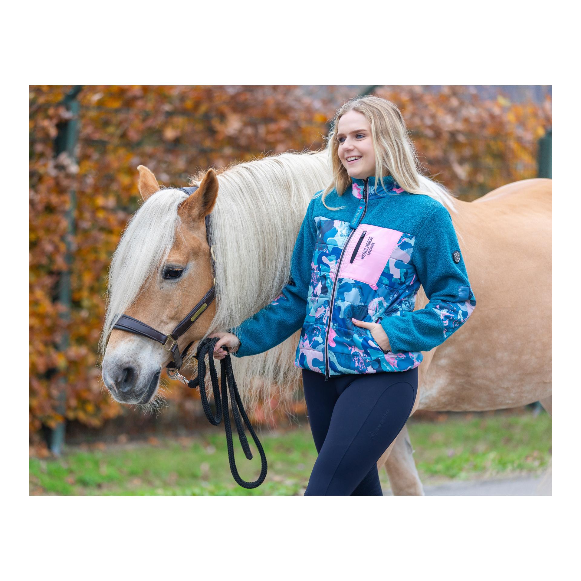 Soulhorse Teddyfleece Mix Jacke "Crazy Connection"