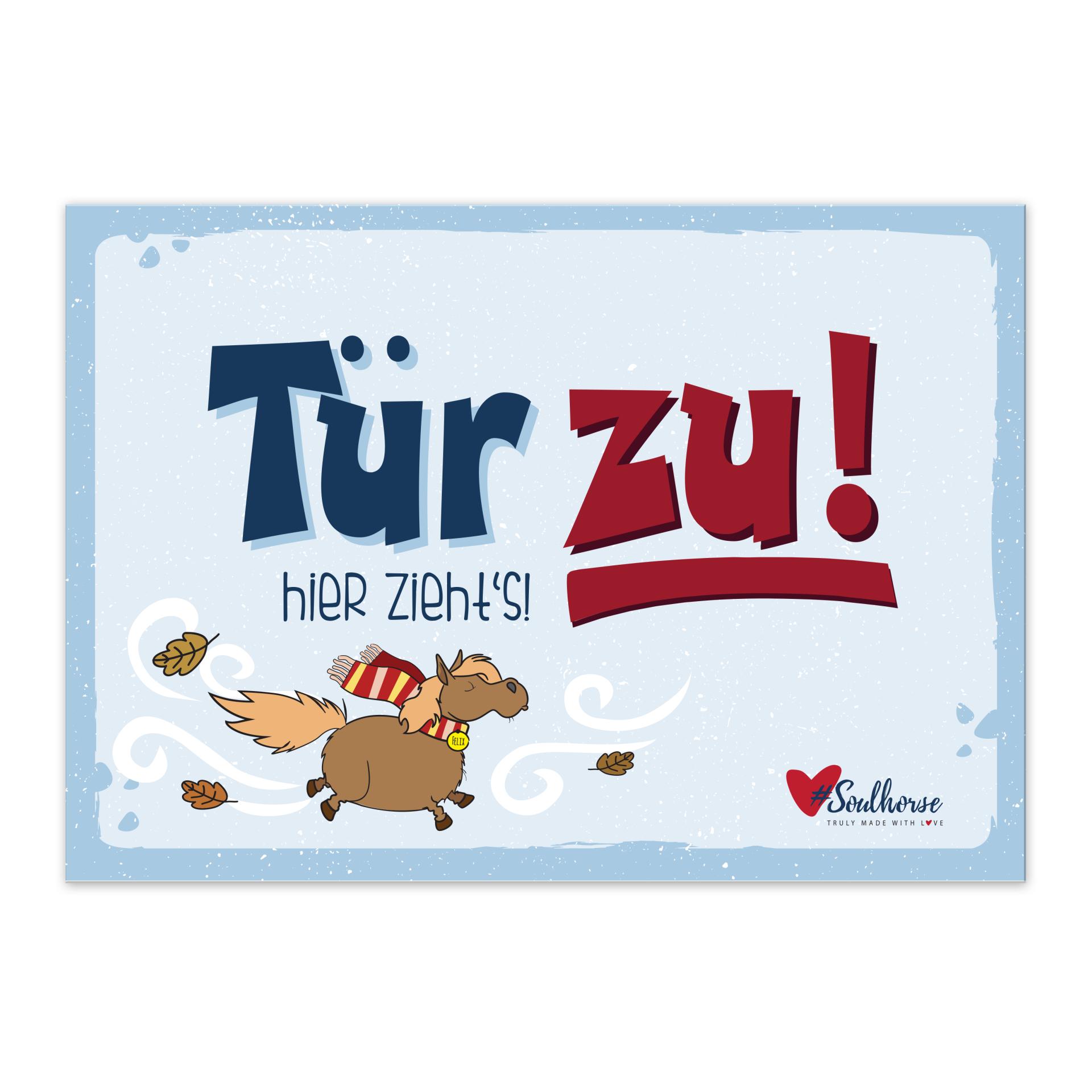 Soulhorse “Tür zu” Stallschild
