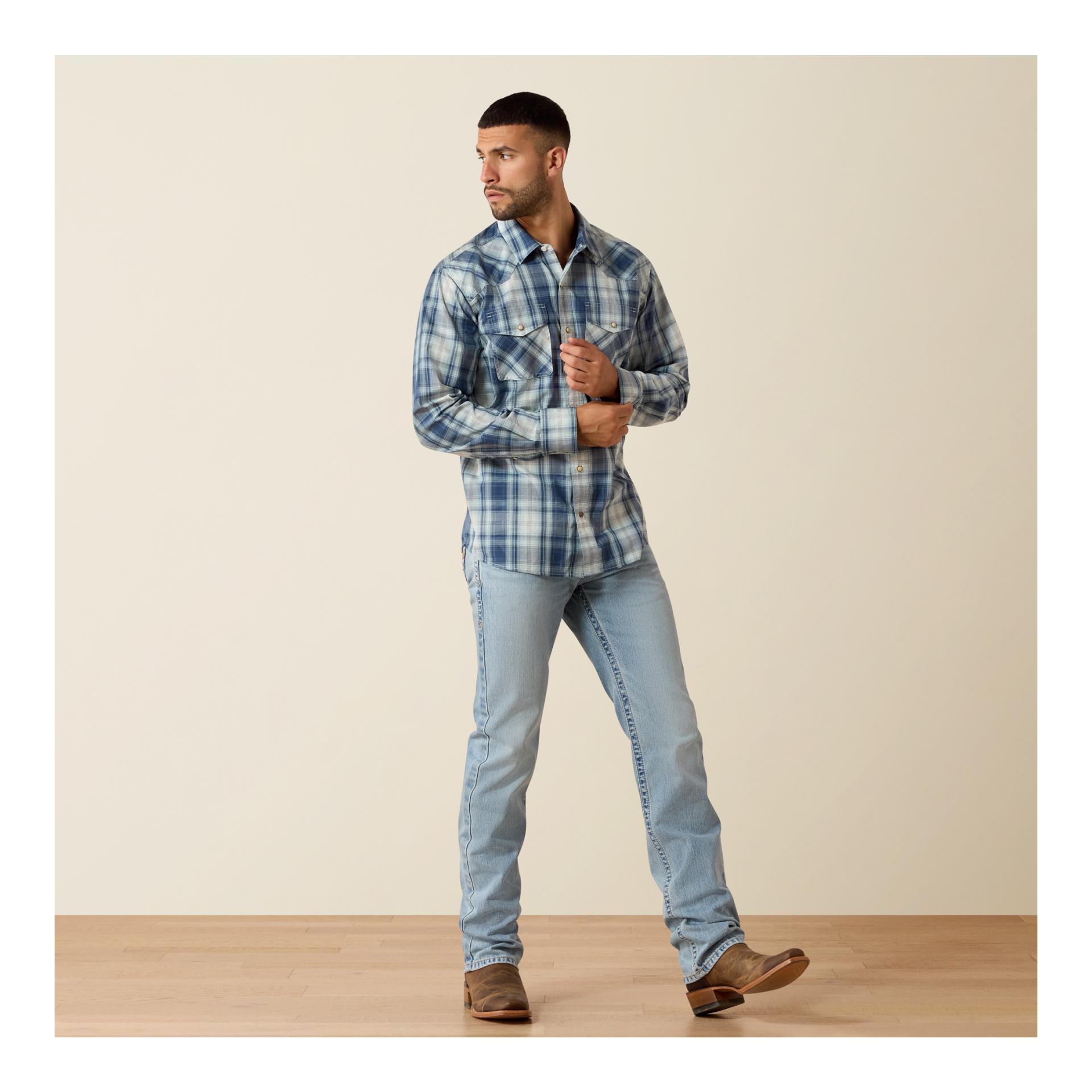 Ariat Shirt Retro Heathcliff Snap