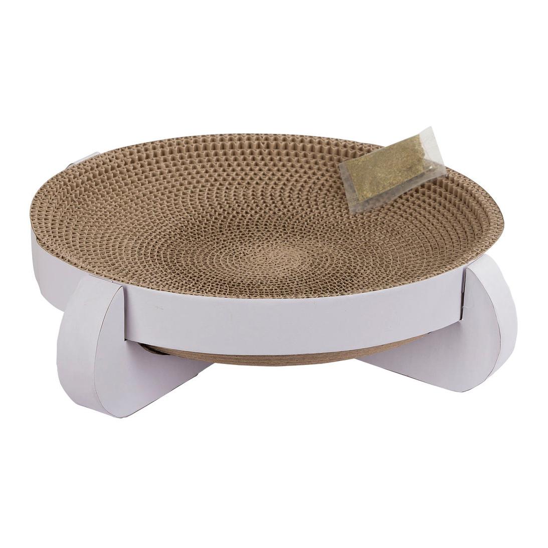 Kerbl Pet Lit griffoir Platinum avec herbe à chat
