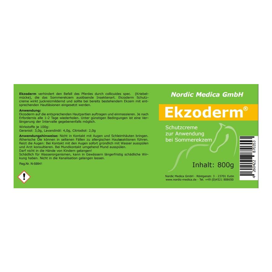 Nordic Crème de protection Ekzoderm 800g