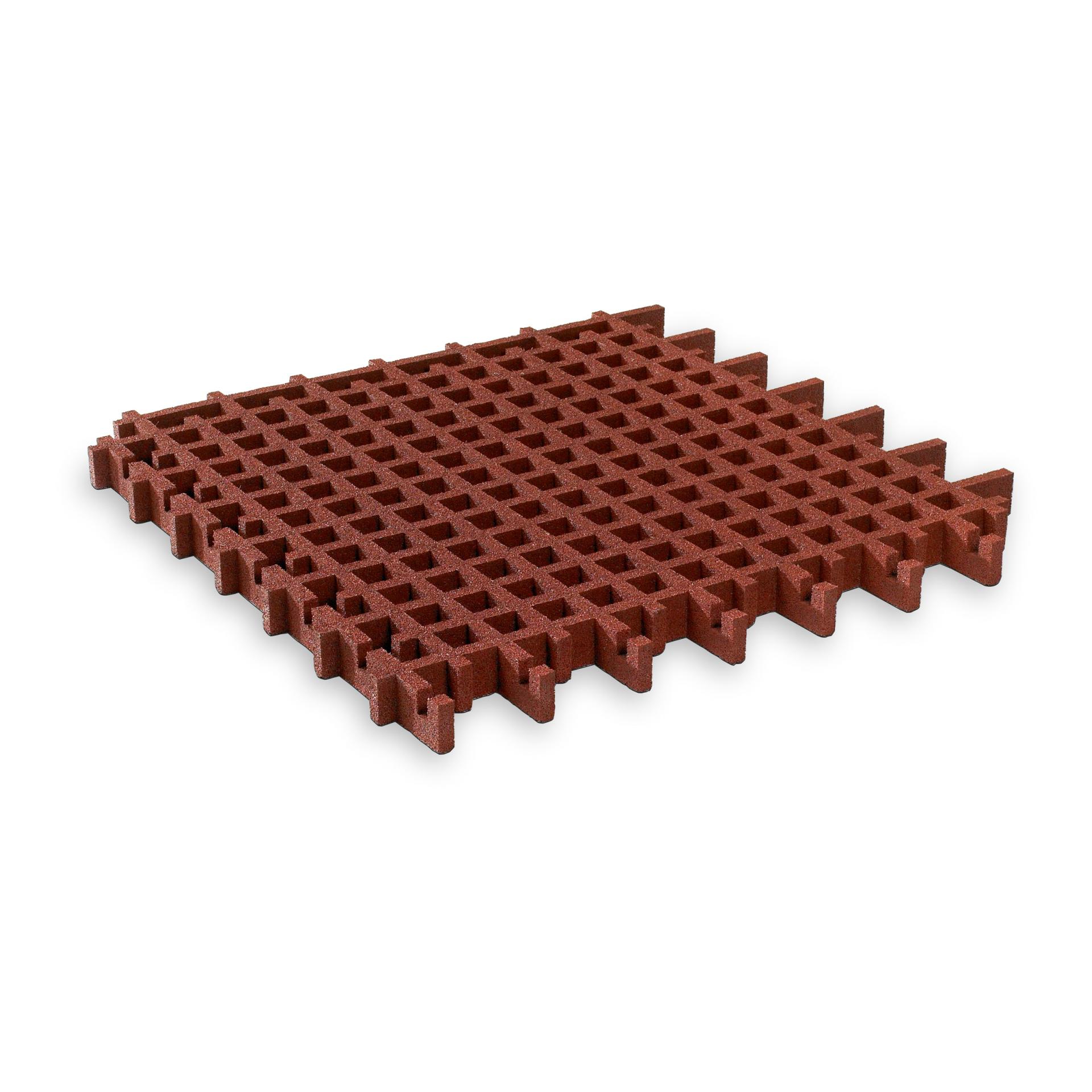 Conradi + Kaiser Dalle à engazonner TERRASOFT® - marron rouge
