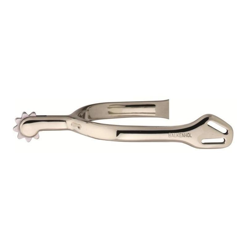 Sprenger Dressursporen für Herren - Argentan - mit Balkenhol Schlaufe- 40 mm Dorn mit Sonnenrad Silber