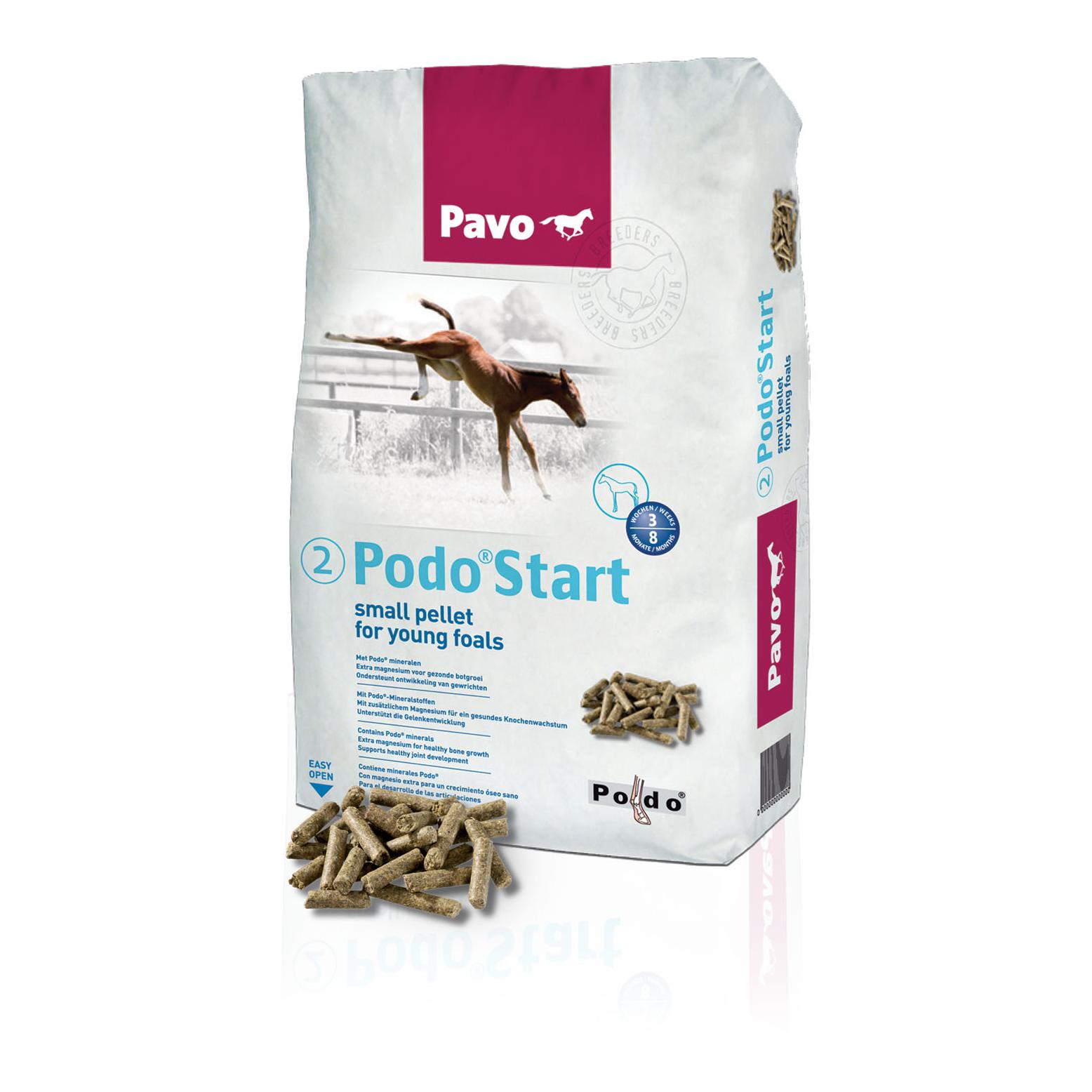 Pavo Pferdefutter Démarrage du Podo