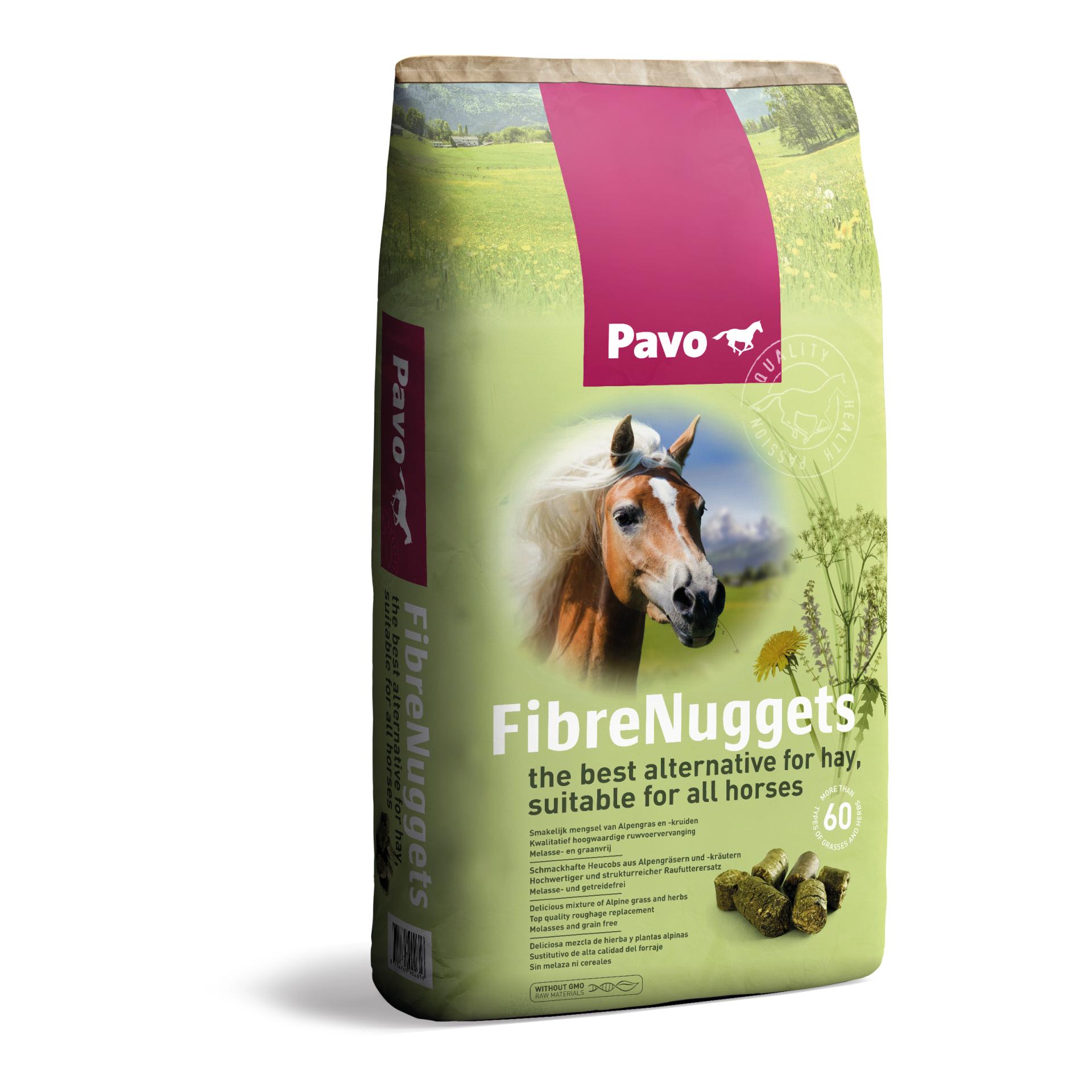 Pavo Pferdefutter FibreNuggets