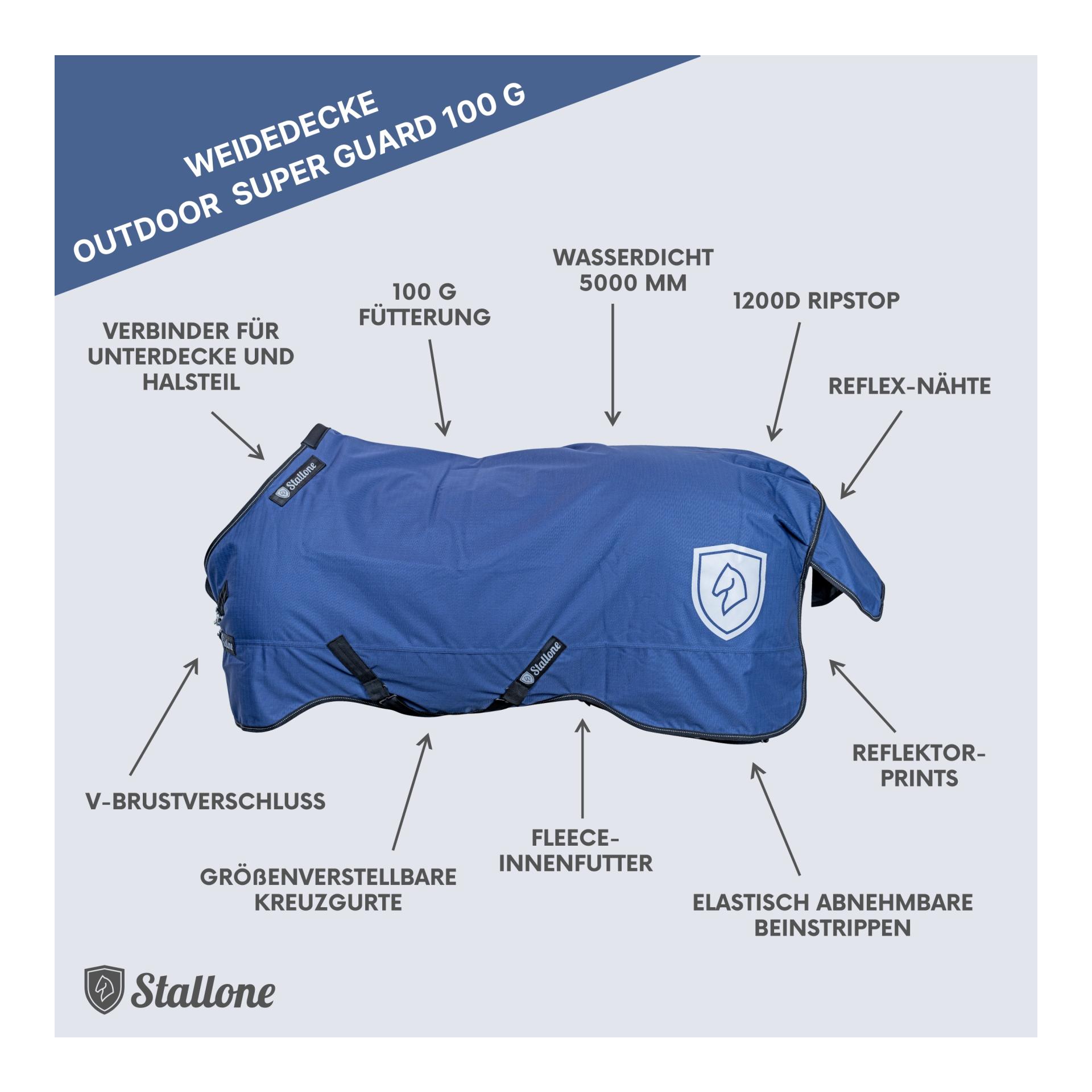 Stallone Couverture d'extérieur 100 g Outdoor Super Guard