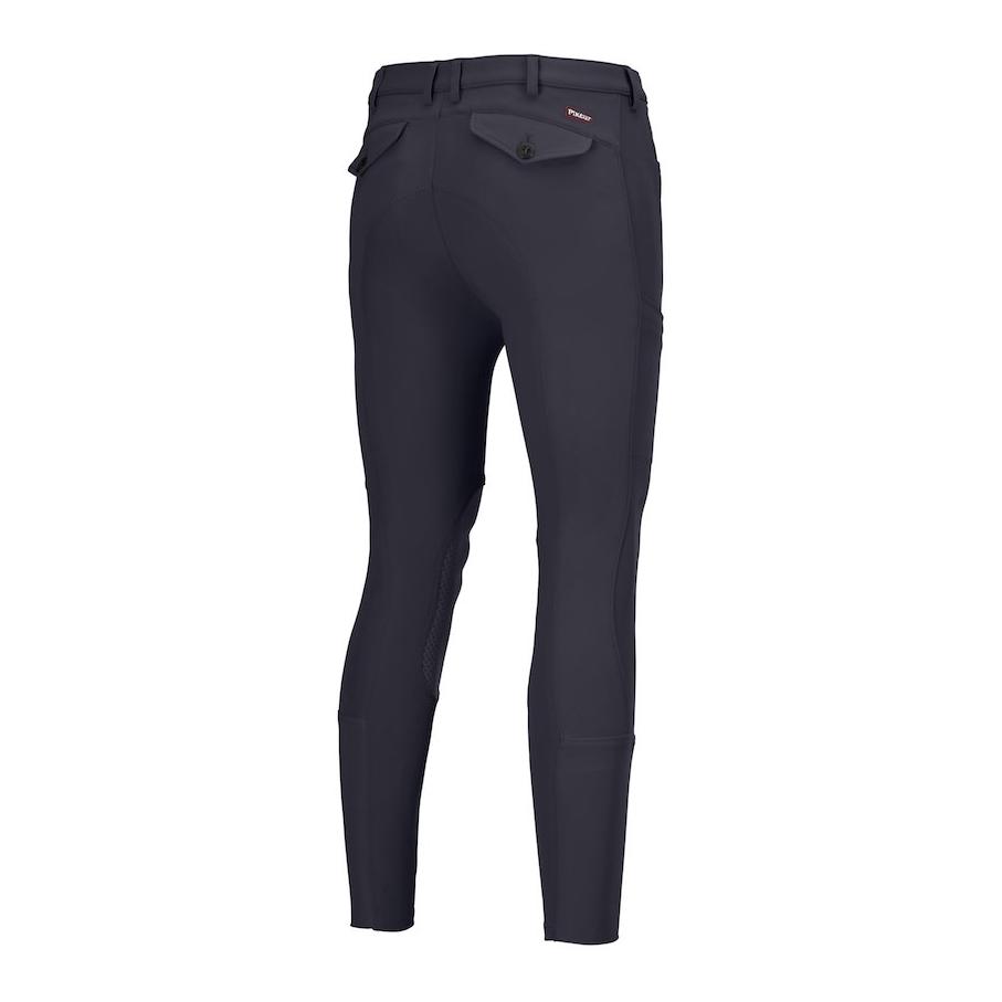 Pikeur Pantalon d’équitation Navaro avec basane aux genoux pour hommes – dark shadow
